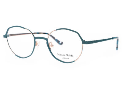 MN 7503 - C1 - Bleu paon - Doré rose