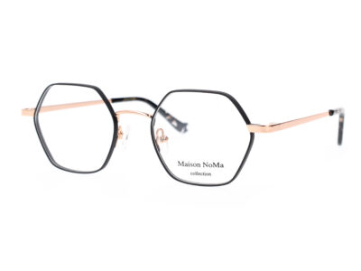 MN 7510 - C1 - Noir velours - Doré rose