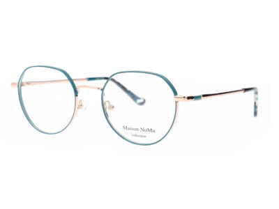 MN 7516 - C2 - Bleu paon - Doré rose